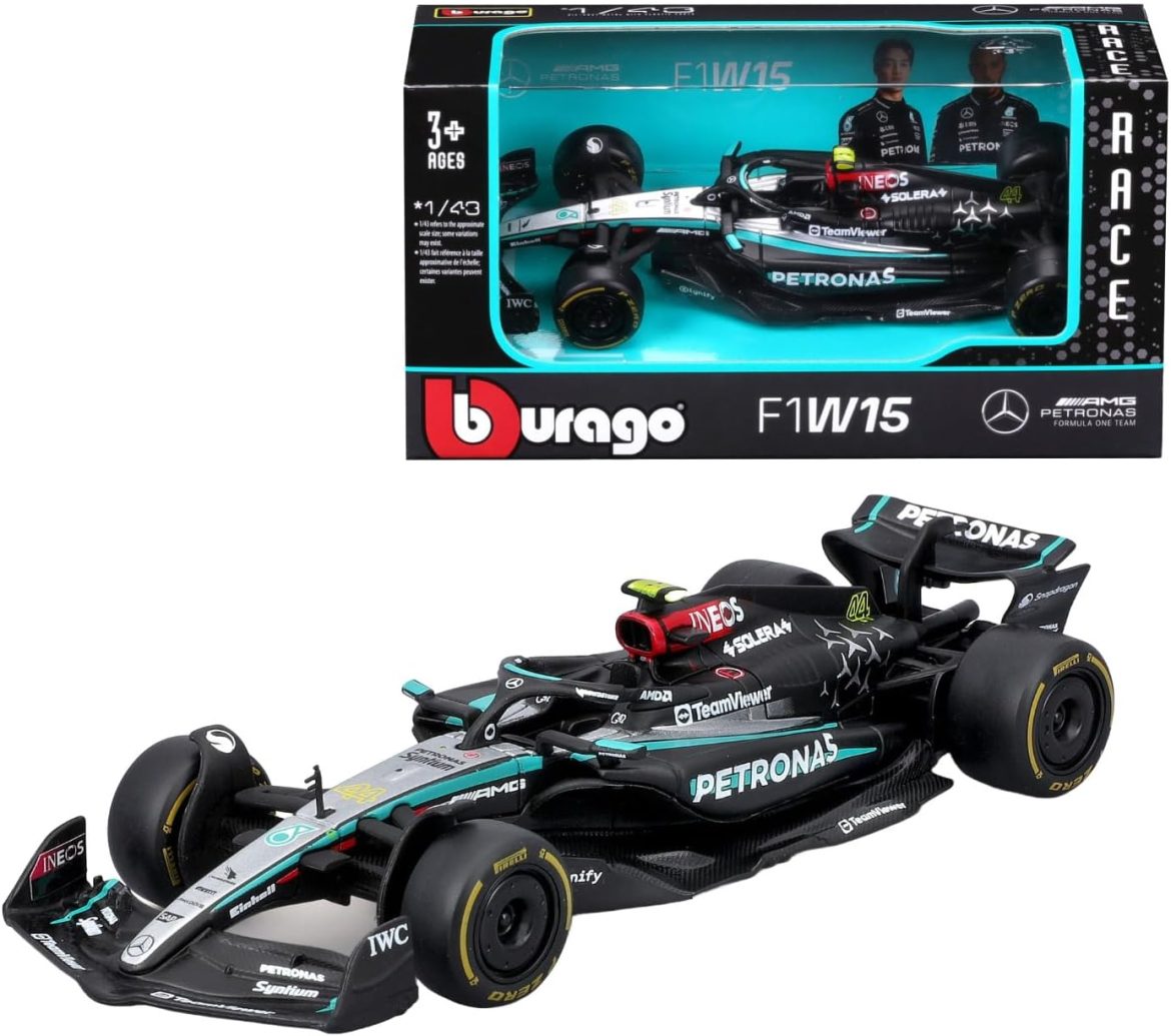 Le modèle 1:43 qui fait rêver les fans de F1 🏎️💨 : ce que cache vraiment la Mercedes de Lewis Hamilton !