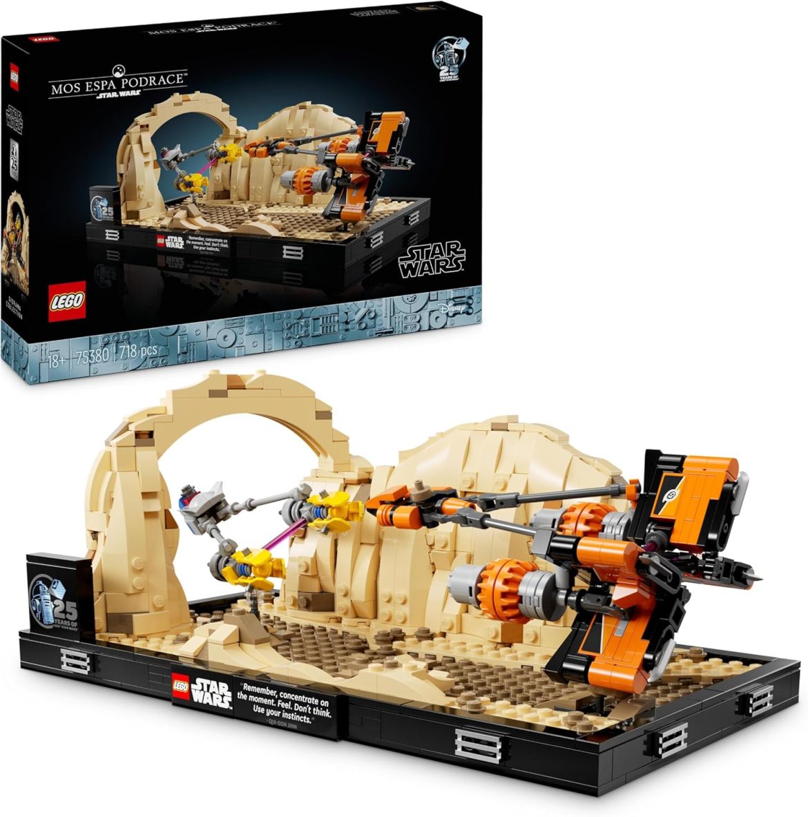 Plongez dans l&rsquo;univers de la course : ce diorama LEGO va vous émerveiller ! 🚀✨