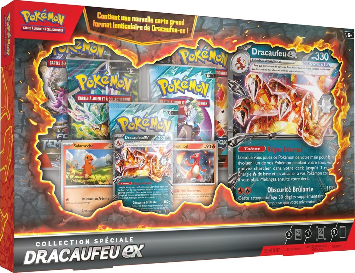 Ce coffret charizard pourrait bien transformer votre collection en or ! 🔥✨