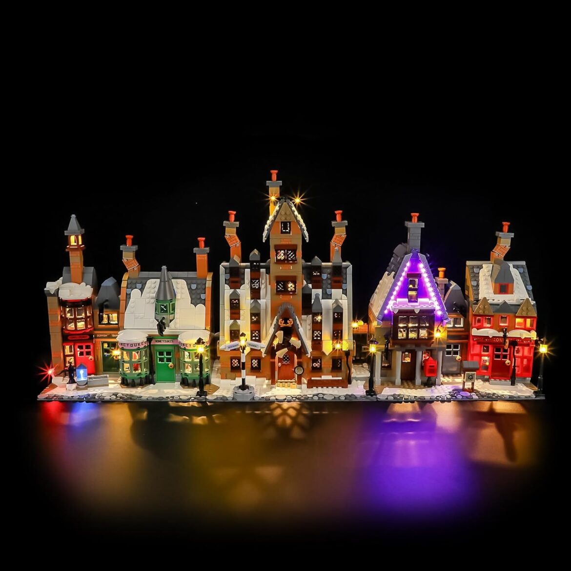 Cette lumière magique qui transforme votre village Hogsmeade en un véritable conte de fées ✨🧙‍♂️